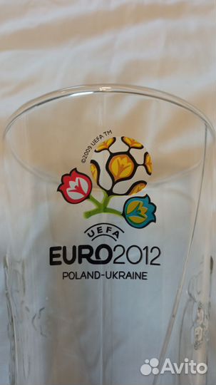 Бокал пивной че по футболу 2012 Польша-Украина