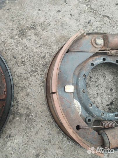 Опорный диск в сборе, тормозной баробан газ66