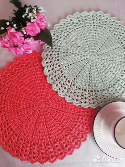 Салфетка вязаная
