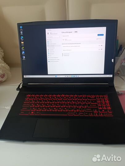 Игровой ноутбук msi katana gf76 11uc 480xru