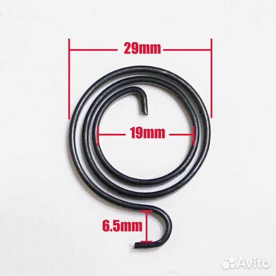 Пружина возвратная для дверных межкомнатных ручек