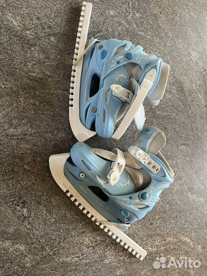 Коньки детские раздвижные nordway 34-37