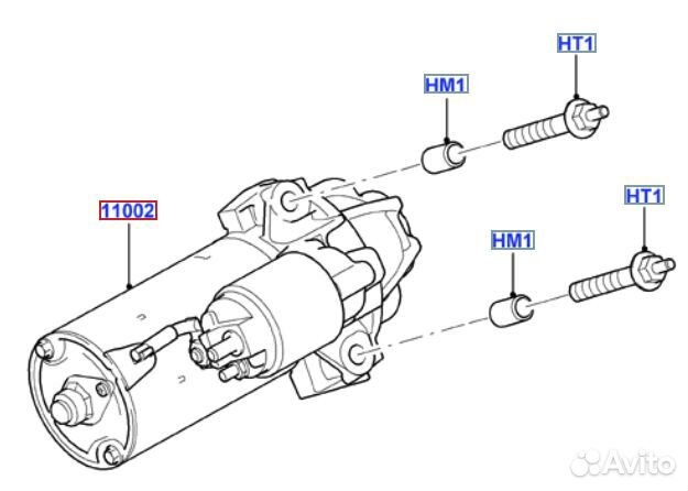 Стартер Ford Transit 7
