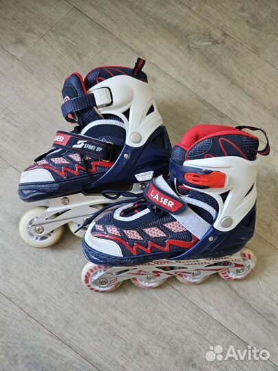 Роликовые коньки детские раздвижные 33-36