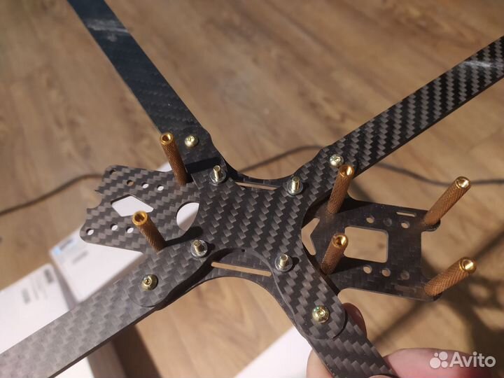 Рама квадрокоптера 9 дюймов, карбон