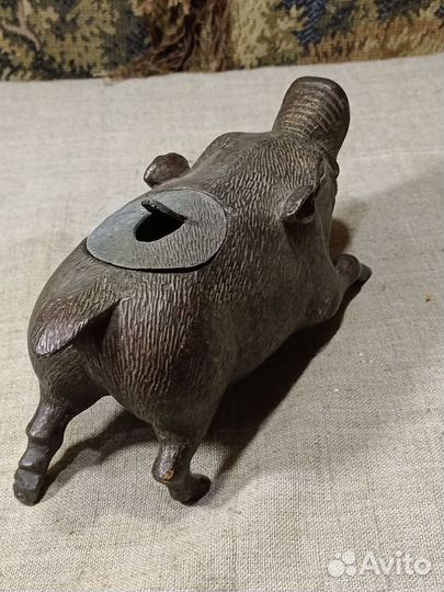 Курильница бронза кабан
