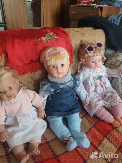 Куклы большие мягкотелые лотом
