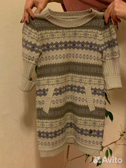 Платье теплое