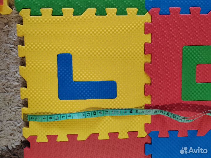 Мягкий коврик пазл