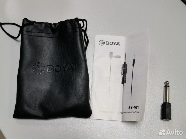 Микрофон петличный boya by-m1