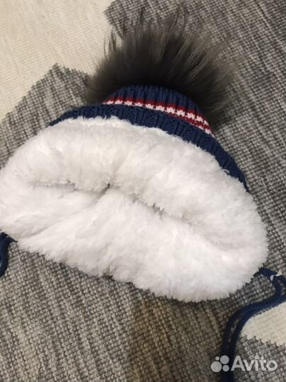 Шапка зимняя для мальчика 52 новая
