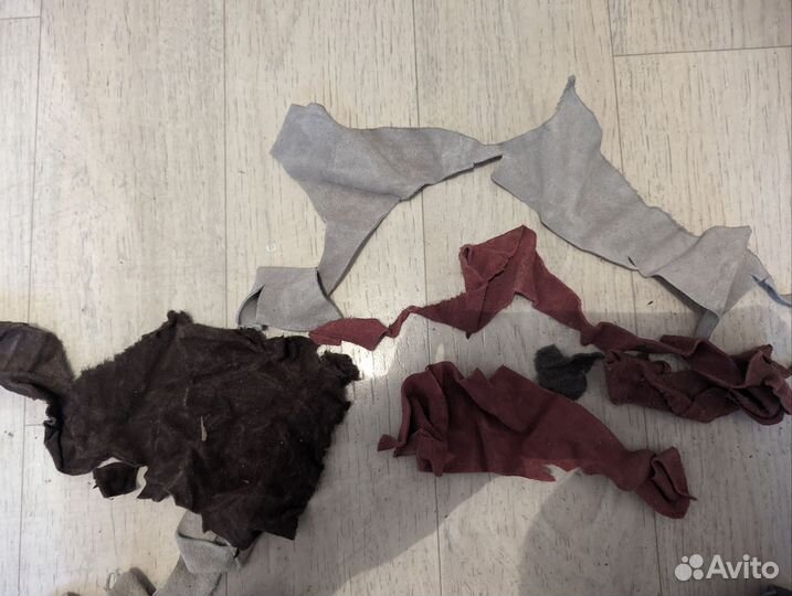 Обрезки натуральной кожи