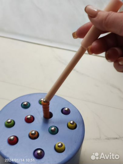 Магнитная рыбалка червячки