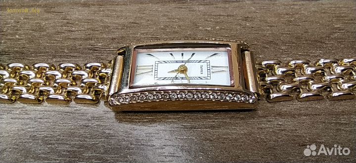 Золотые часы Ника с браслетом