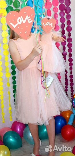 Платья мама и дочка (фэмили лук)