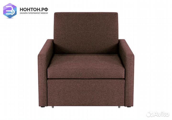 Кресло выкатное Виктория-5 коричневое