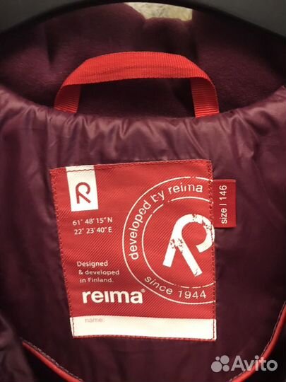 Пуховик Reima, р. 146