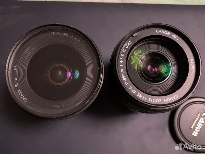 Объектив canon efs 10-22mm usm и efs 17-85mm usm