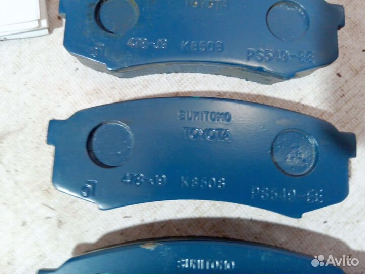 Колодки тормозные задние toyota land cruiser prado