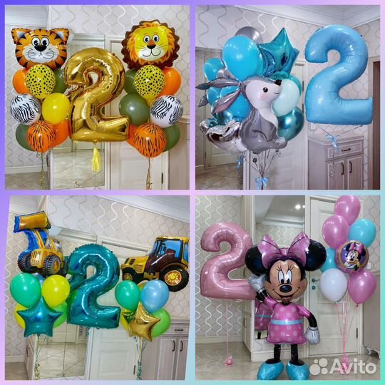 Воздушные шары на день рождения Гелиевые шарики