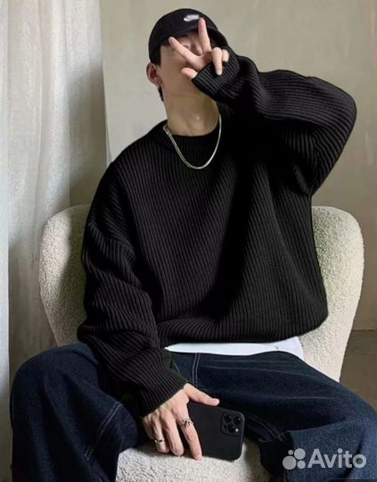 Свитер оверсайз мужской