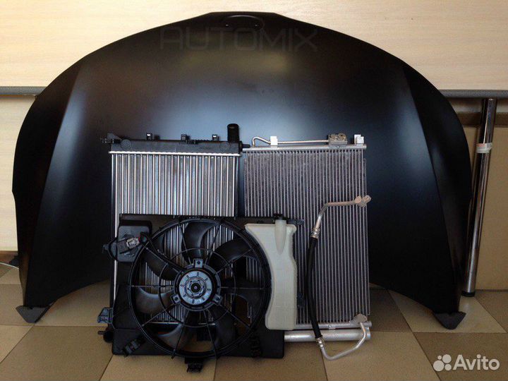 Kia Rio Радиатор охлаждения новый