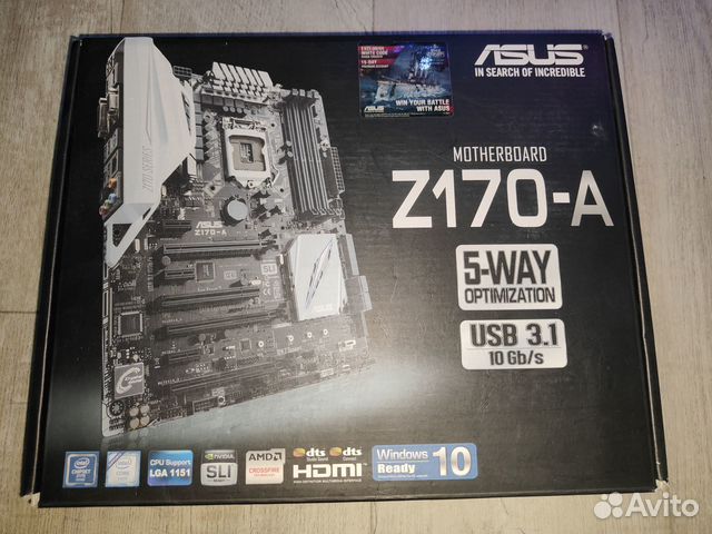 Материнская плата Asus Z170-A купить в Москве | Электроника | Авито