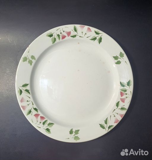 Большое блюдо фарфор винтаж СССР зик 30е