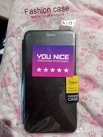 Чехол-книжка на Galaxy A10 черный