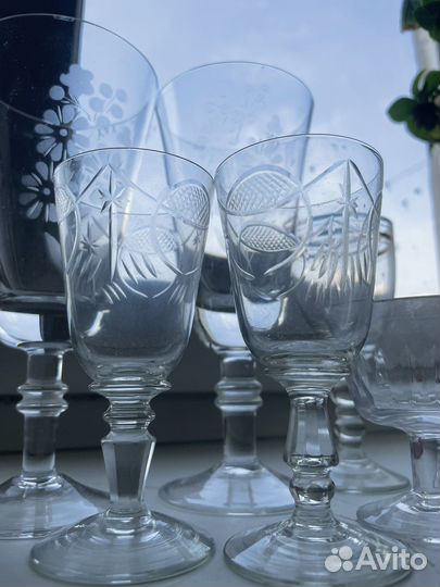 Лафитники и бокалы