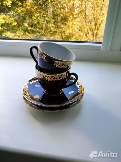 Кофейный набор на 6 персон, фарфор