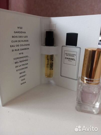 Пробники Morning Chess, Une Rose 1ml, Soir DE Lune