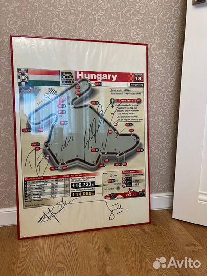 Плакат formula 1