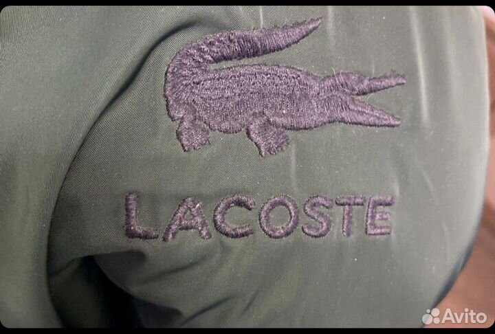 Пуховик lacoste оригинал