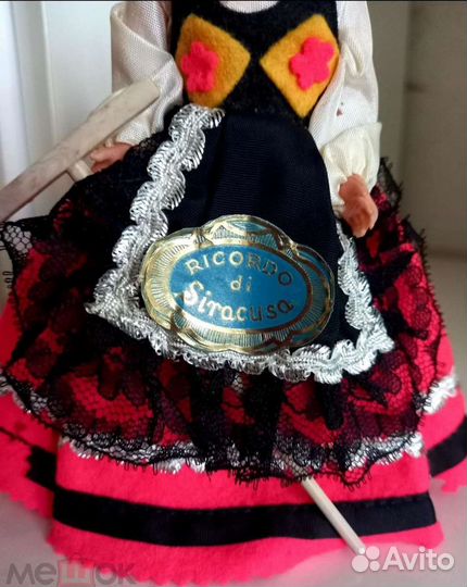 Кукла из Италии. Прессованный фетр