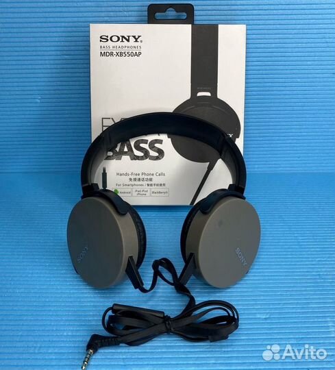 Наушники Sony Extra bass с микрофоном