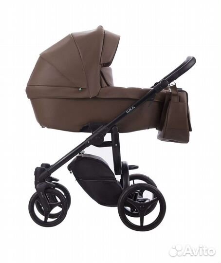 Коляска 2 в 1 Bebetto Luca Pro T101 шасси чёрное