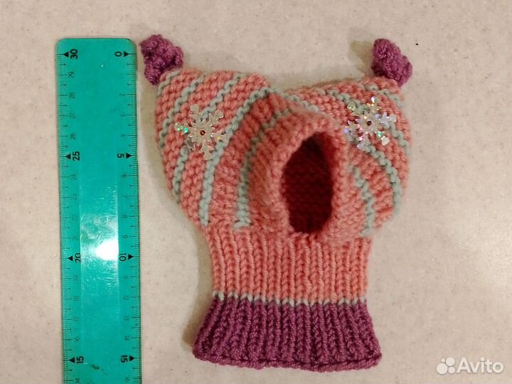 Одежда шапка для маленькой собаки