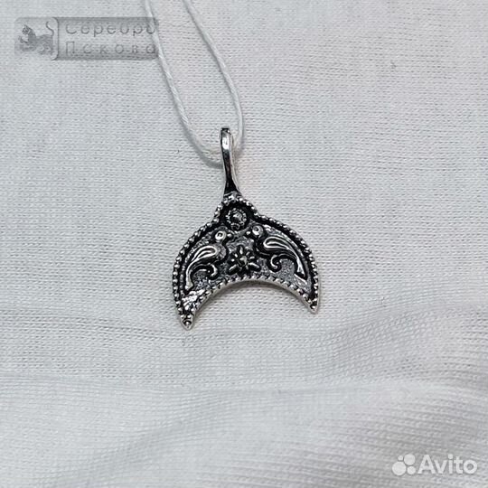 Лунница серебро