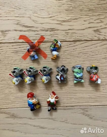 Игрушки из киндера 90х