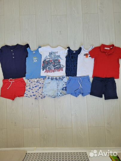 Вещи пакетом на мальчика 98 104 hm zara crokid