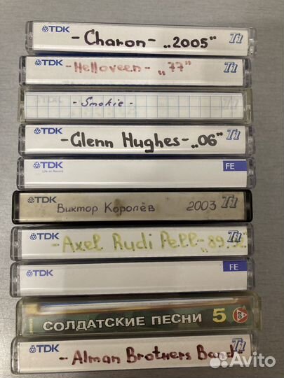 Аудиокассета tdk лот 10 штук