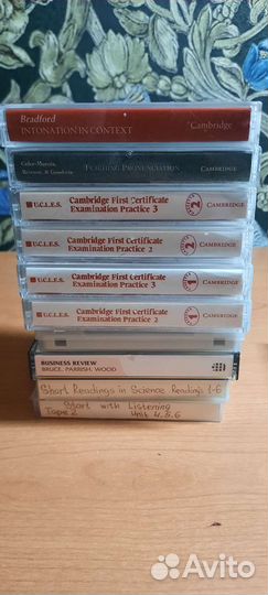 Cd и аудиокассеты/учебные материалы по английскому
