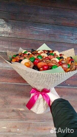 Съедобные букеты из сухофруктов