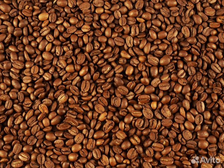 Кофе в зернах свежеобжаренный
