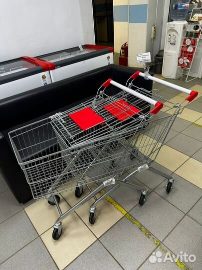 Тележка покупательская Shols INT100 с дет.сидением