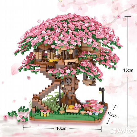 Lego игрушка-конструктор Minecraft Сакура