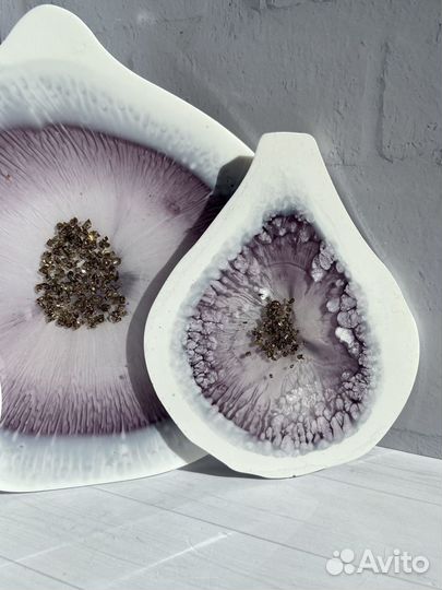 Сервировочный набор из эпоксидной смолы