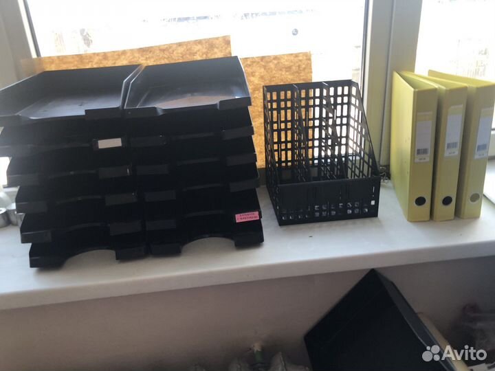 Лоток для бумаг горизонтальный черный