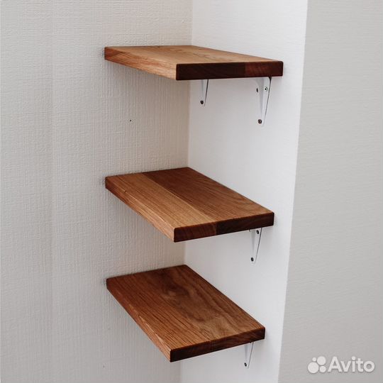 Полки из массива дуба и лиственницы